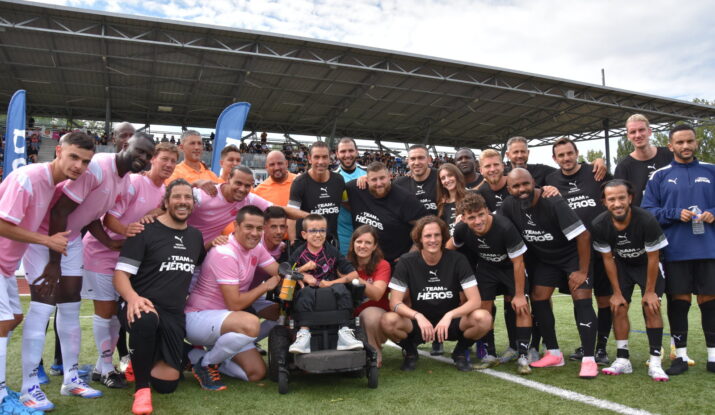 NAOKI partenaire du match de foot la TeamDesHeros